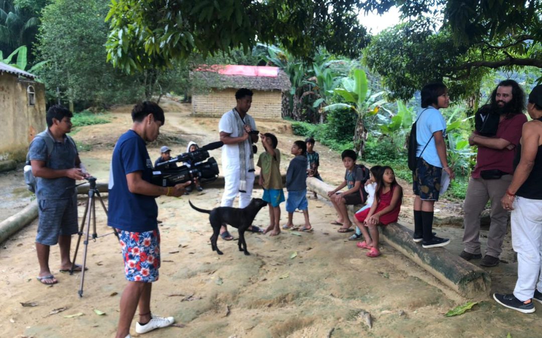 Alunos Guarani Mbya do Curso de Magistério Indígena participam de Oficinas de Produção de Material Didático Bilingue em Audiovisual